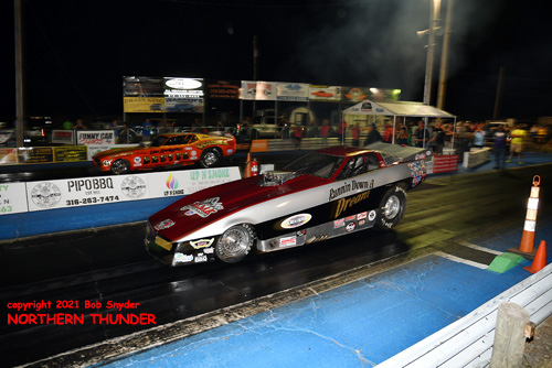 Matt Nissen - 'Runnin' Down a Dream' (near 
lane) vs Chris Schneider - 'Brutus' (far lane)